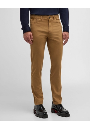 Men's Cashmere-Cotton Slim 5-Pocket Pants