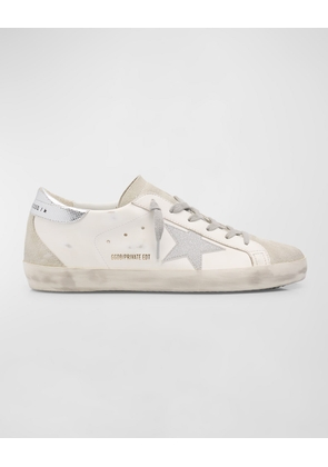 Superstar Mixed Leather Low-Top Sneakers