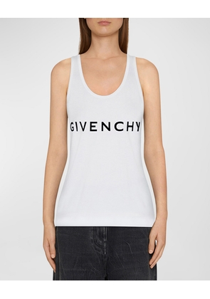 Logo Scoop-Neck Tank Top