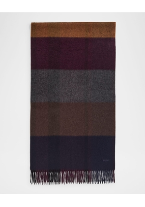 Men's Oasi Cashmere Stripe Scarf