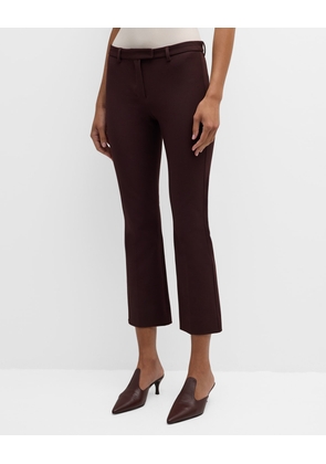 Umanita Mid-Rise Kick Flare Crop Pants