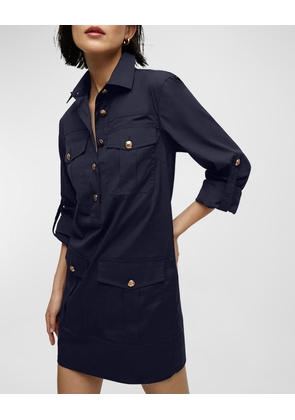 Saude Long-Sleeve Utility Dress