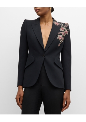 Cherry Blossom Crystal Blazer