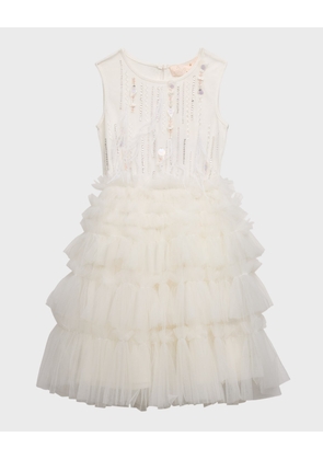 Girl's Dauphinette Embellished Tutu Dress, Size 2-11