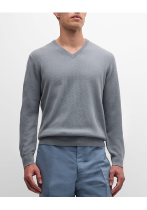 Men's Cashmere V-Neck Sweater