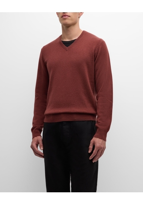 Men's Cashmere V-Neck Sweater