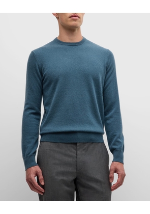 Men's Solid Cashmere Crewneck Sweater