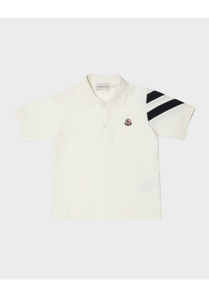 Boy's Polo Shirt W/ Chevron Detail, Size 8-14