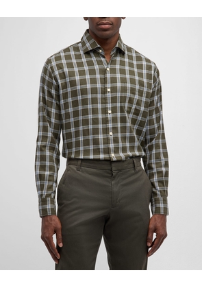 Men's Vernon Flannelite Check Sport Shirt