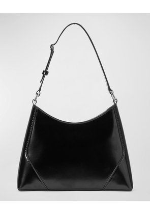 Linda Zip Leather Shoulder Bag