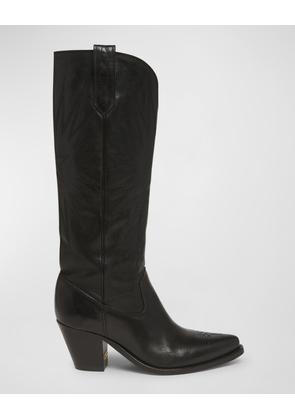 Wish Star Francesca Knee High Cowboy Boots