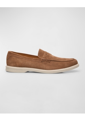 Men's Excursionist Suede Boat Loafers