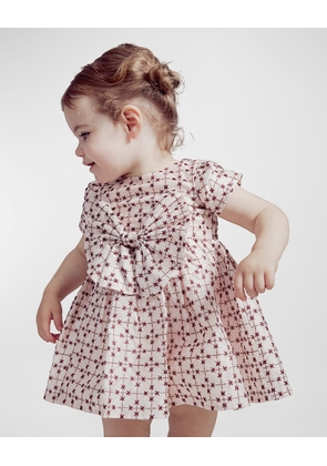 Girl's Novella Bow Dress, Size 6M-3