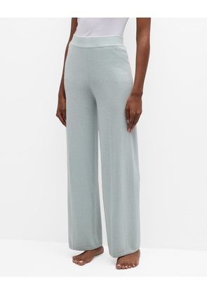 Cashmere Straight-Leg Knit Pants