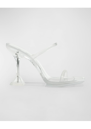 Brito Clear Mule Stiletto Sandals