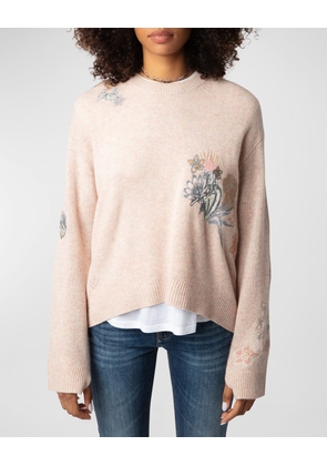 Markus Concert Embroidered Cashmere Sweater