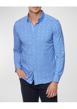 Men's Boden Cotton-Stretch Sport Shirt