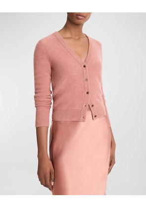 Cashmere Boiled Knit Cardigan