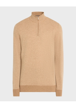 Men's Roadster 1/4-Zip Cashmere Sweater