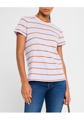 Slub Jersey Stripe Schoolboy Short-Sleeve Tee