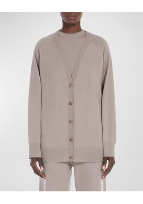 Ampezzo Oversized Wool-Cashmere Cardigan