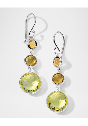 Lollipop Lollitini Girasole 3-Stone Drop Earrings in Sterling Silver