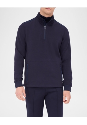 Men's Quarter-Zip Knit Sweater