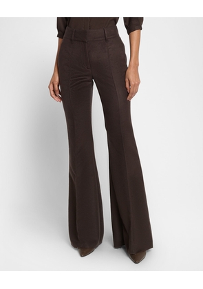 Rhein Flare Leg Wool Pants