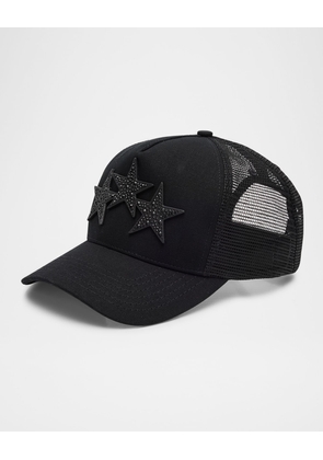 Men's Crystal 3 Star Trucker Hat