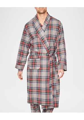 Men's Westminster Tartan Cotton Robe