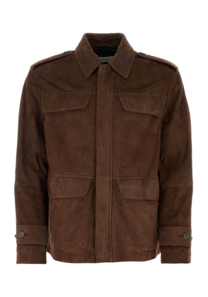 Ferragamo Brown Suede Jacket