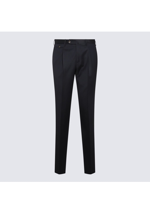 PT Torino Navy Blue Wool Pants