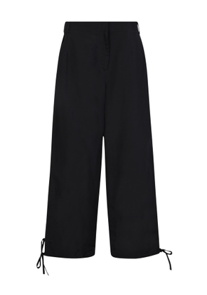 MSGM Black Cargo Trousers