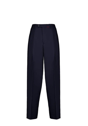 Marni Logo Embroidered Pressed Crease Trousers