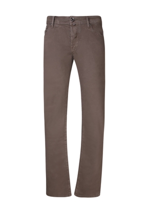 Jacob Cohen Brown And Grey Trousers