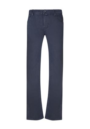 Jacob Cohen Nick Bull Heavy Blue Cotton Pants