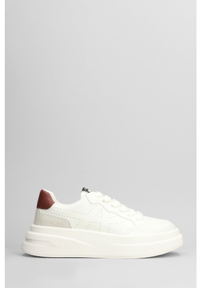 Ash Impuls Bis Sneakers In White Leather