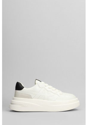 Ash Impuls Bis Sneakers In White Leather