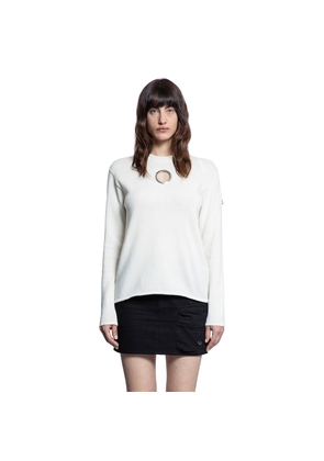 MONCLER GENIUS WOMAN WHITE KNITWEAR