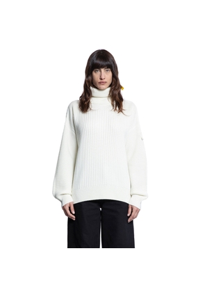 MONCLER GENIUS WOMAN WHITE KNITWEAR