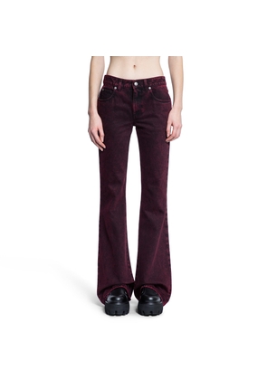 ALEXANDER MCQUEEN WOMAN RED JEANS