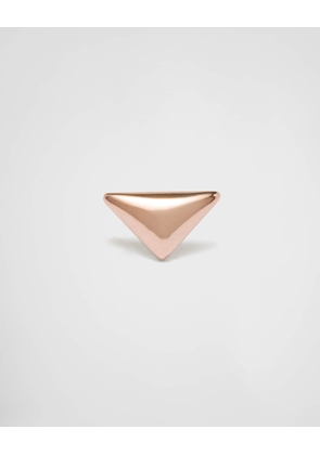Eternal Gold nano triangle mono earring in rose gold