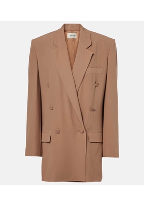 Saint Laurent Double-breasted silk blazer