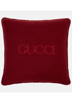 Gucci Gucci wool-blend boucle cushion