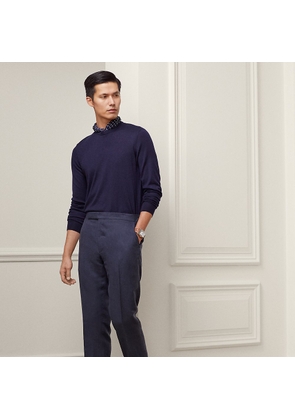 Gregory Hand-Tailored Silk-Linen Trouser