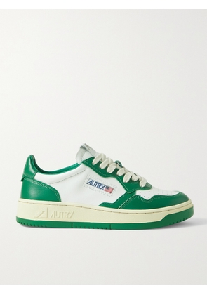 Autry - Medalist Low Two-tone Leather Sneakers - Green - IT35,IT36,IT37,IT38,IT39,IT40,IT41,IT42
