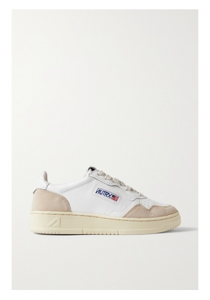 Autry - Medalist Low Leather And Suede Sneakers - White - IT35,IT36,IT37,IT38,IT39,IT40,IT41,IT42