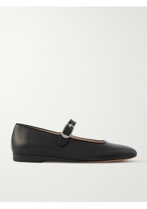 Le Monde Béryl - Leather Mary Jane Ballet Flats - Black - IT35,IT35.5,IT36,IT36.5,IT37,IT37.5,IT38,IT38.5,IT39,IT39.5,IT40,IT40.5,IT41,IT41.5,IT42