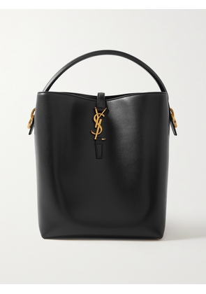 SAINT LAURENT - Le 37 Leather Bucket Bag - Black - One size