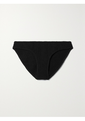 TOTEME - + Net Sustain Smocked Recycled Bikini Briefs - Black - xx small,x small,small,medium,large,x large